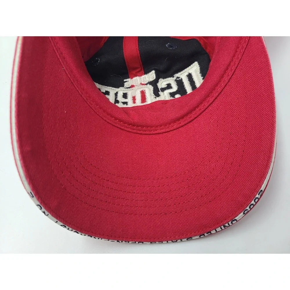 Vintage 2005 US Open Pinehurst No 2 Strapback Adjustable Golf‎ Hat Cap Men Red